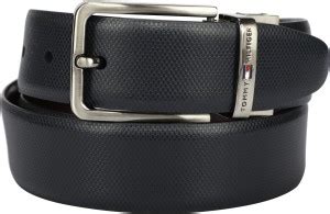 TOMMY HILFIGER Men Blue Genuine Leather Reversible Belt NAVY / WINE ...