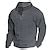 Men's Sweatshirt Quarter Zip Sweatshirt Black White Army Green Navy ...