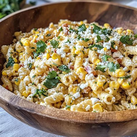 Elote Pasta Salad Recipe (Mexican Street Corn) - Irresistible Delight