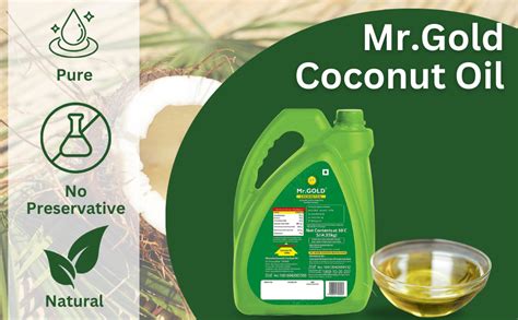 Mr.Gold Coconut Oil Can 5L with Iron Dosa Tawa : Amazon.in: Home & Kitchen