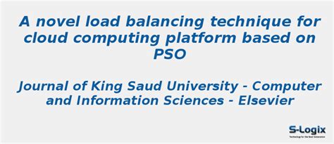 Cloud computing platform based on PSO - CloudSim Projects | S-Logix