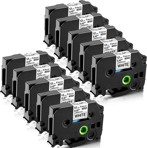 10-Pack TZe-231 TZ Tape Replace for Brother P touch Label Maker Tape ...