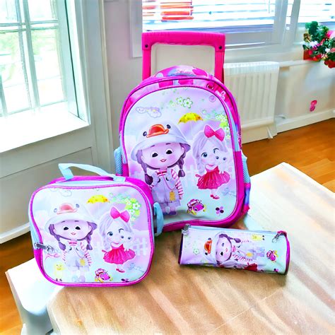 School Supplies :: School Bags :: 3 pcs set Girl's School Bag