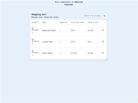 Image result for Scrollable Table Design