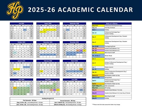 Highland Park ISD Calendar 2025-2026 PDF (Dallas)