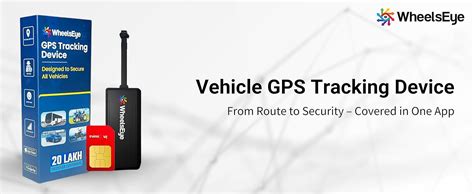 Wheelseye Vehicle GPS Tracking Device with App Subscription, Live ...