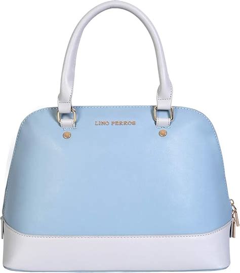 Buy Lino Perros Womens Pink Synthetic Leather Satchel (BLUE) at Amazon.in