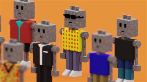 3D Unique Voxel Robots NFT Collection - TurboSquid 1851442