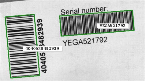 Decode the Bar Code 的图像结果