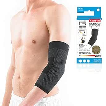 Buy Small : NEO G Airflow Elbow Support - SMALL - Black - Medical Grade ...