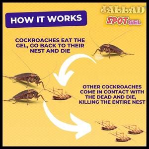 JALLAD SPOT GEL Anti Cockroach Pest Control Gel (Multicolour, 10 Grams ...