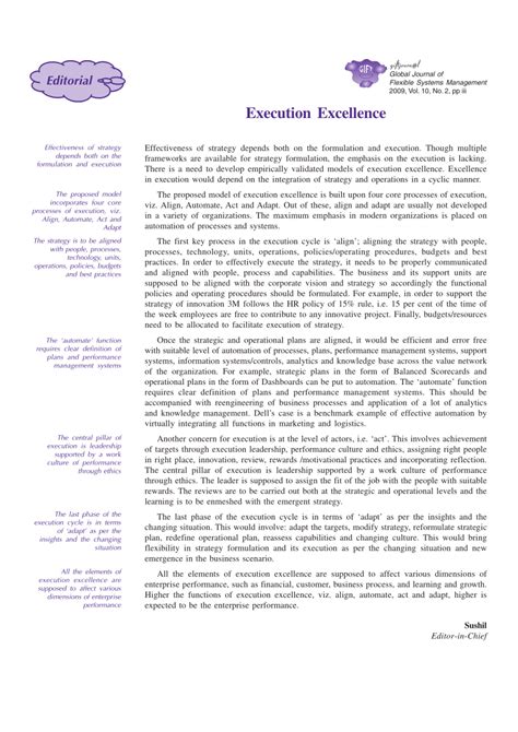 Image result for Execution Excellence Definition