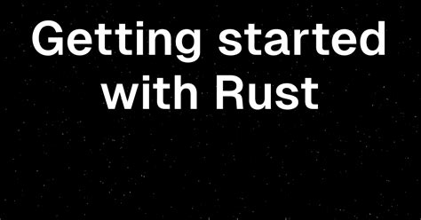 Rust Starting Out 的图像结果