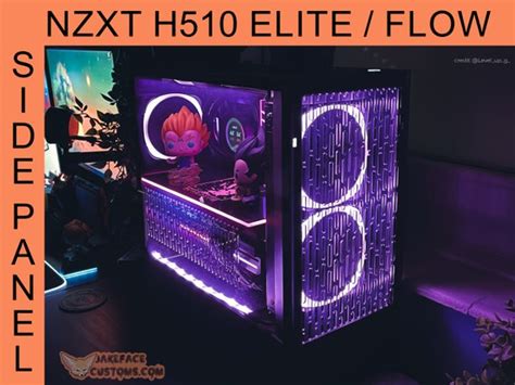 NZXT H510 H510i Elite Flow Custom Vented Side Panel - Etsy India