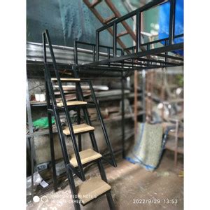 Jual Ranjang Besi Tingkat Atas Besi Hollow Single Tangga Alas Papan ...