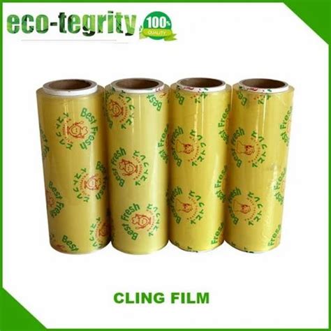 Pvc Cling Film - 300m & 600m, 12" Yellow Best Fresh Cling Film for Food ...
