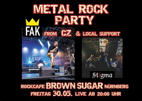 Metal Rock Party, BrownSugar Rockcafe Nürnberg, 30 May 2025 | AllEvents