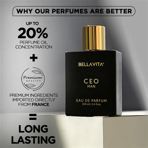 Buy Best CEO Long Lasting Perfume for Men Online in India 2025 I BellaVita