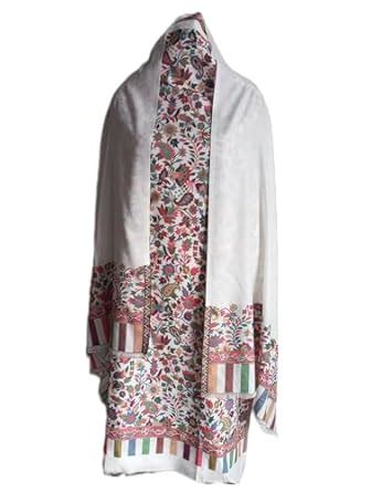 Buy Women's Suit Pure Woolen Winter Kashmiri Kani With Salwar Suit And ...