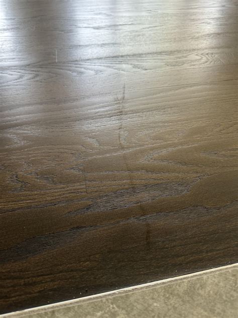 Scuff in poly on new wood floors : r/woodworking