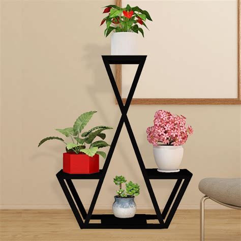 TrustBasket Elegant Planter Stand for Flower Pots