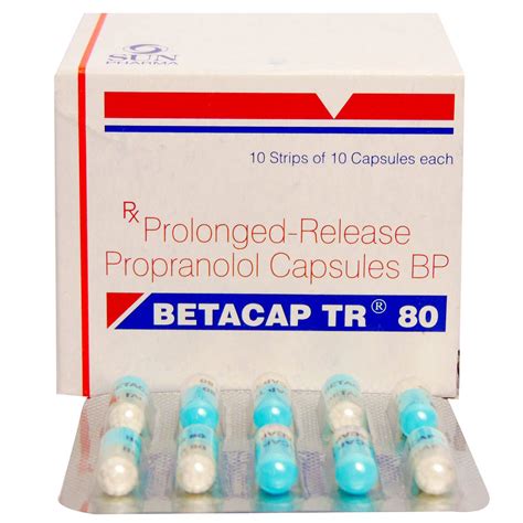 Betacap TR 80 Capsule | Uses, Side Effects, Price | Apollo Pharmacy