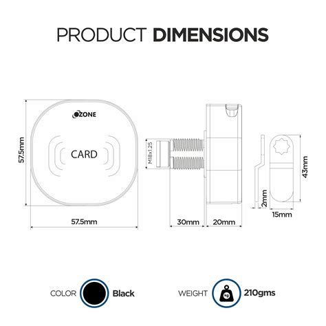 Buy Wardrobe Cabinet & Drawer Lock - Ozone OZFL 403 RF