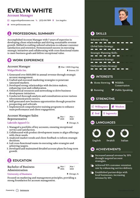 10+ Account Manager Resume Samples & Templates for 2025