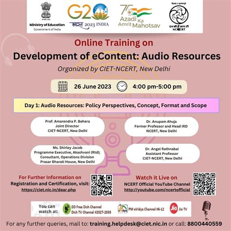 Development of eContent: Audio Resources | Central Institute of ...