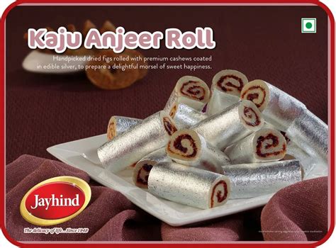 Jayhind Sweets Kaju Anjeer Roll