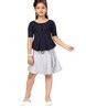 Buy Navy Blue & Grey Sets for Girls by AARIKA GIRLS ETHNIC Online ...