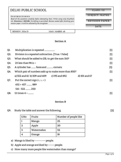Image result for Math Sample Paper