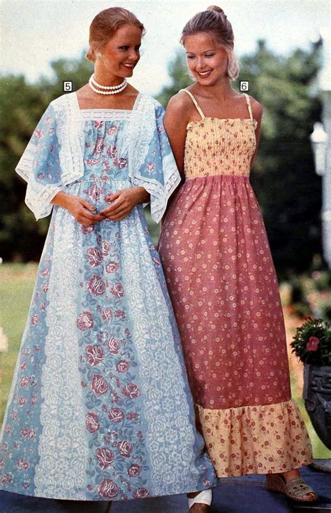 Vintage 70s prom dresses were a feminine fusion of bohemian & chic ...