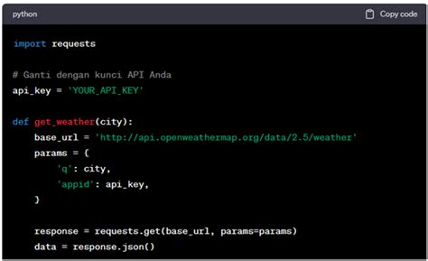 OpenWeatherMap API Python 的图像结果