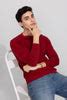 Buy Men's Zestos Red Sweater Online | SNITCH