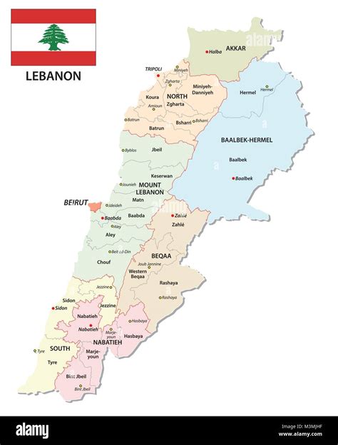 Lebanon City Map