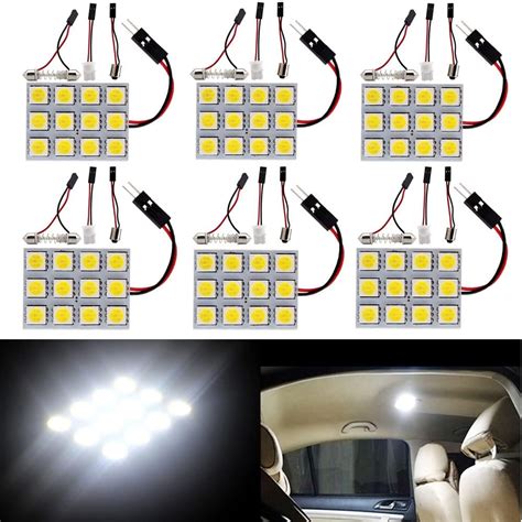 Buy Everbright Led Dome Light Panel Interior Car Lights Auto Dome Light ...