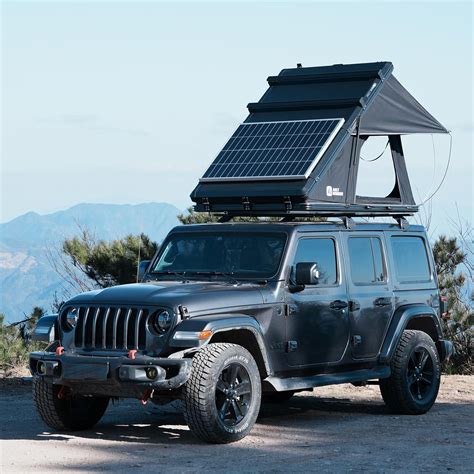 Arctwonder Rooftop Tent Hard Shell with Solar Panel, Pop up Roof top Tent Hardshell Camping for ...