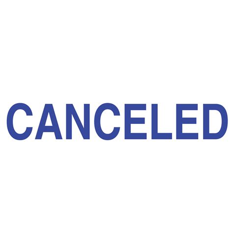 CANCELED Stamp