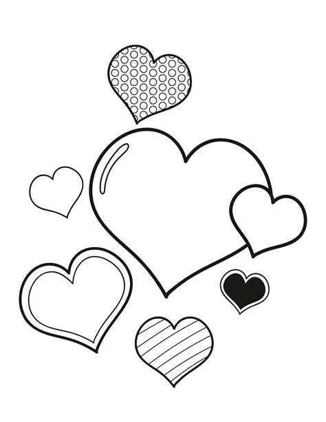 Coloring Pages Heart - MIT Printable