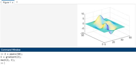 Plot 2D Mesh MATLAB 的图像结果
