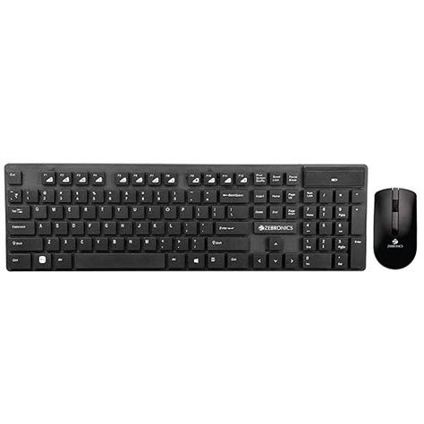 Amazon.in: Buy Zebronics Zeb-Companion 102 Wireless Keyboard and Mouse ...