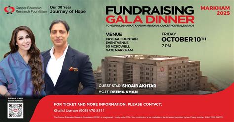 Markham Fundraising Gala Dinner | Canada, Crystal Fountain Event Venue ...