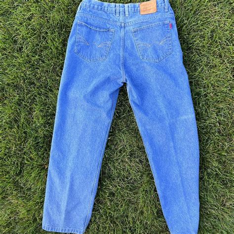 36 W Johnny Silver Bright Blue Jeans 🧼ALL CLOTHING... - Depop