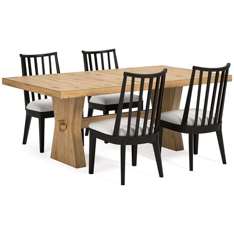 Signature Design by Ashley Galliden D841-01x4+D841-45x1 5-Piece Dining ...