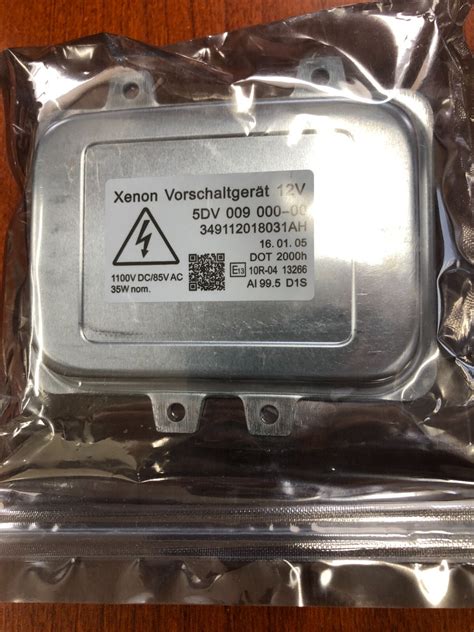 12V 35W Xenon Vorschaltgerat 5DV 009 000-00 349112018031AH D1S ...