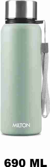 MILTON brim 690 ml stainless steel bottle green 690 ml Steel Bottle ...