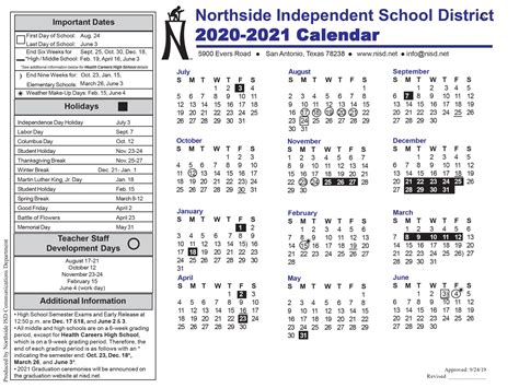 Northside Isd Calendar Deals | emergencydentistry.com