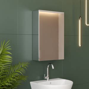 GLOXY Stainless Steel Bathroom Mirror Cabinet with Shelf |Bathroom ...