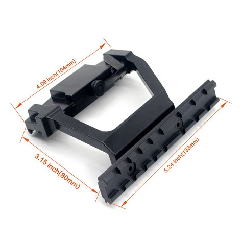 TRIROCK Tactical A-K 47 Side Scope Mount for 20mm Picatinny Weaver Rail ...